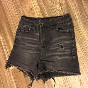 No Boundaries High Rise Jean Shorts